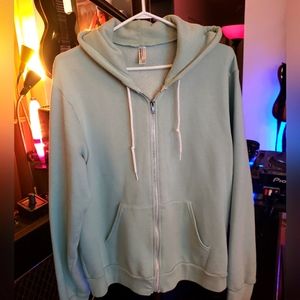 American Apparel Blue Mens Medium hoodie
